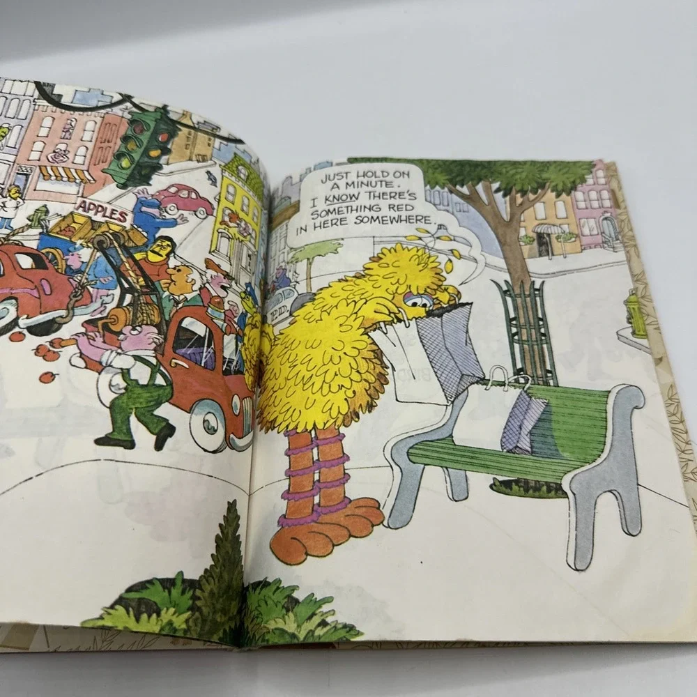 Sesame Street Big Birds Red‎ Book. 1977. Featuring Jim Hensons Muppets. Hardback